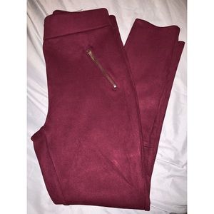 Justfab Faux Suede Leggings